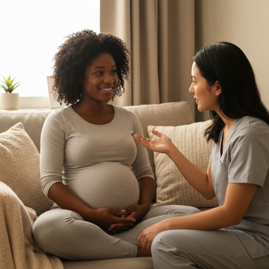Prenatal care moment
